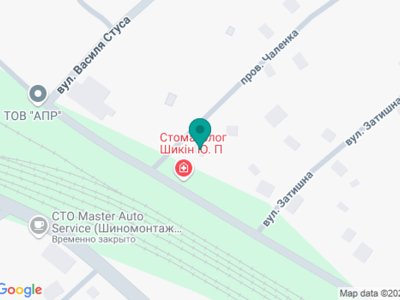 Стоматологія ФОП Шикін Юрій Павлович - на карте Стоматологія ФОП Шикін Юрій Павлович - на карте