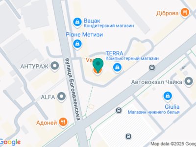 Стоматология Гаврилюка Володимира Миколайовича - на карте