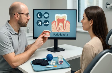 Пародонтит и образ жизни: как сон, стресс, бруксизм, сахар и курение реально меняют прогноз лечения Пародонтит и образ жизни: как сон, стресс, бруксизм, сахар и курение реально меняют прогноз лечения