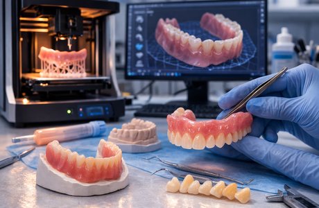 Digital dentures: 3D-друк знімних протезів стає більш “масовим” для зуботехнічних лабораторій Digital dentures: 3D-друк знімних протезів стає більш “масовим” для зуботехнічних лабораторій
