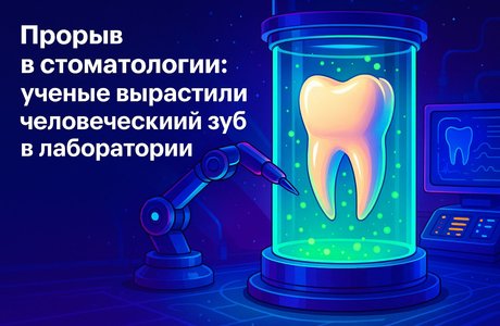 Прорыв в стоматологии: ученые вырастили человеческий зуб в лаборатории