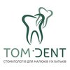 Стоматологія TOMdent - логотип